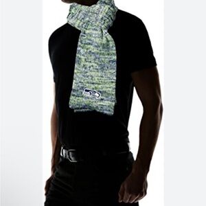 SEATTLE SEAHAWKS SCARF Football NFL Scarf Green Blue OS Unisex 12’s Fans EUC